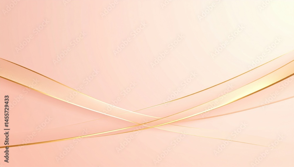 Aufkleber elegant gold waves abstract background graphic design soft environment minimalist viewpoint visual s
