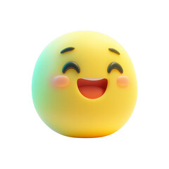 3d Cartoon Smile emoji png