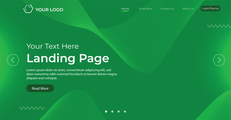 New Website Banner Layout Template