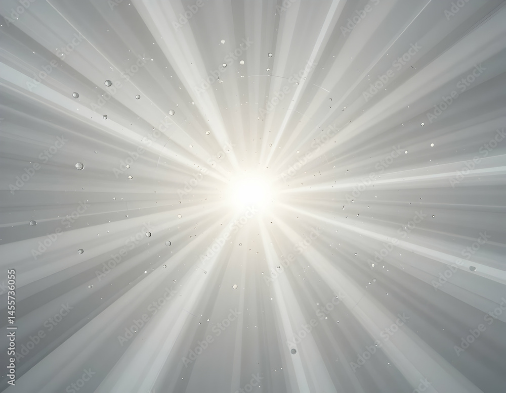 Poster bright light bursting rays abstract background with glittering elements