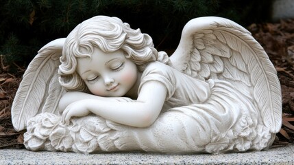 Serene Sleeping Angel Statue: A Symbol of Peace and Tranquility