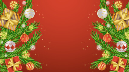Christmas New Year Gradient Background for Background Invitation Greeting Card