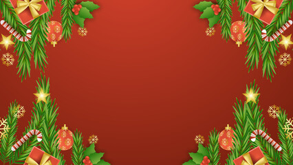 Christmas New Year Gradient Background for Background Invitation Greeting Card