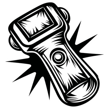 recommend clip art: Electric Shaver Silhouette Vector - Grooming and Barber Tool Icon