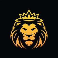 Obraz premium Lion logo colorfull Roiyalty design icon