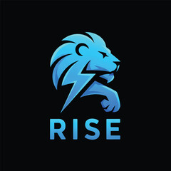 Lion logo colorfull Roiyalty design icon