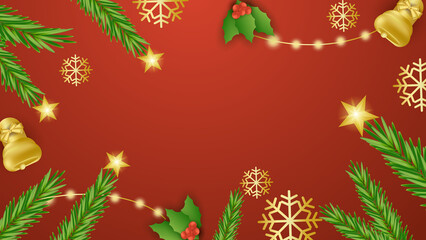 Christmas New Year Gradient Background for Background Invitation Greeting Card