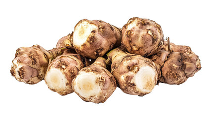 Artichoke /Sunchoke Isolated in White background, Full size Vegetable