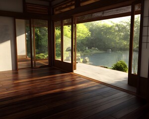 The Essence of Japanese Serenity A Study in Interior Design Style Concept Harmonizing Tranquility and Nature with Meticulous Details and Elegant Minimalism