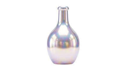 Isolated Iridescent Vase Modern Elegant Decoration