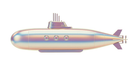 Isolated Iridescent Submarine © Daniel