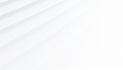 Obraz premium Minimalist white architectural design creates serene and modern atmosphere, showcasing clean lines and soft shadows that evoke sense of calm and simplicity