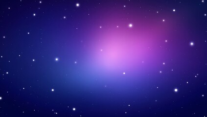 Cosmic galaxy-inspired gradient transitioning from deep violet to midnight blue with specks of soft starlight