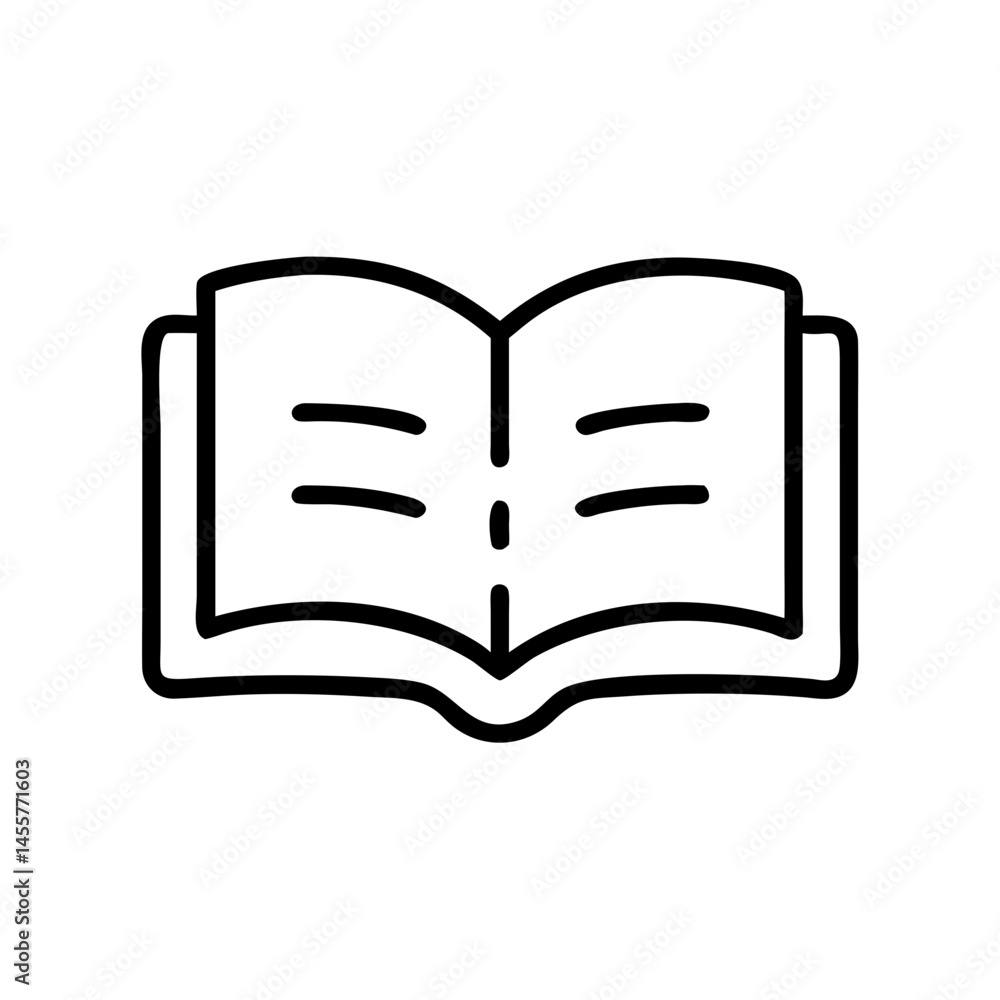 Poster book plain on transparent background for web and graphic design