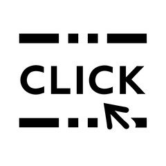 click to read silhouette on transparent background for web and graphic design