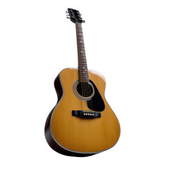 Obraz premium Acoustic guitar showcasing unique soundwave pattern representing musical vibes and artistic expression in a creative space.