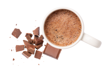 cup of hot chocolate drink
