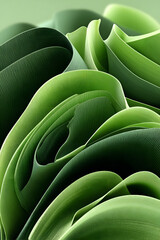 Obraz premium Abstract Shape Made from AI-Generated Eco-Friendly Foam