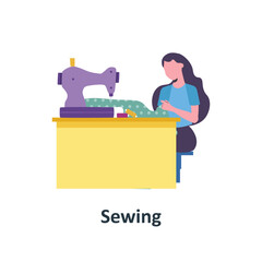 Sewing Vector illustration which can easily modify or edit
