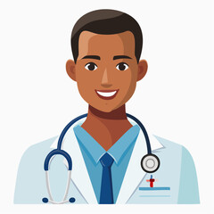 Fototapeta premium doctor flat design