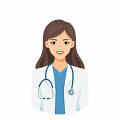 Fototapeta premium doctor flat design