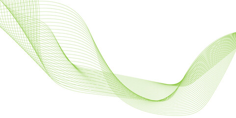 abstract background with green waves line, contour line patterned background illustration, line curve isolated on white, abstract multicolor gradient wave lines .