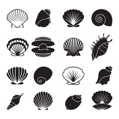 vector set of shells