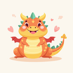 dragon flat design