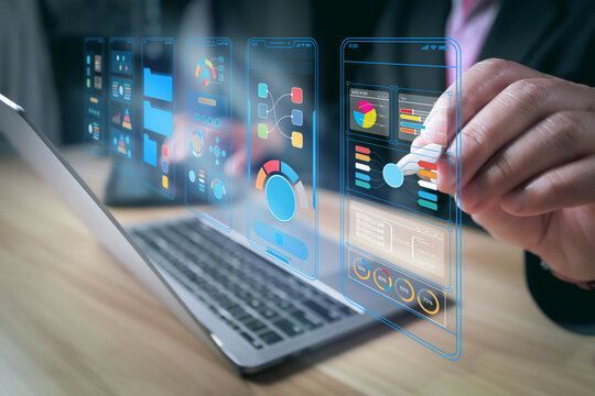 UX UI, Mobile app user interface designs, digital software, mobile app development concept. Planning application process develop prototype wireframe for mobile phone. User experience, computer code.