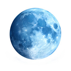 blue moon on transparent background png