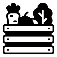Vegetable Crate Icon