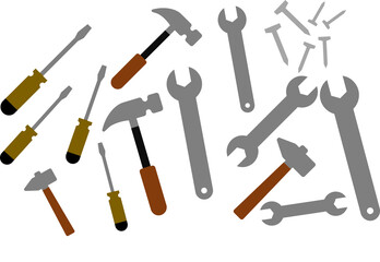 工具のグラフィック素材イラスト