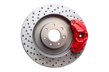 brake disc isolated on white