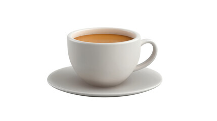 Obraz premium cup of coffee 3d render icon on white background