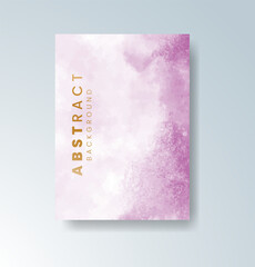 Cards with watercolor background. Design for your cover, date, postcard, banner, logo.