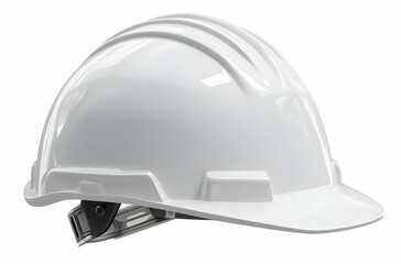 Fototapeta premium White Hard Hat Close-up for Safety and Protection