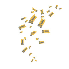 Card Coupon Flying Illustration