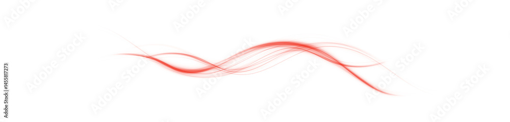 Canvas Prints red neon rays png vector abstract background – futuristic speed lines, glowing technology light trai