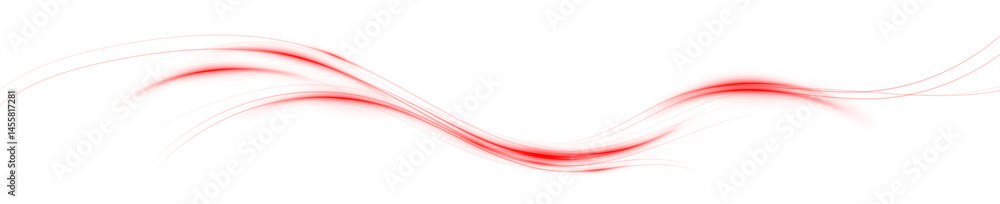 Canvas Prints red neon rays png vector abstract background – futuristic speed lines, glowing technology light trai
