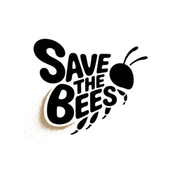 Fototapeta premium Awareness campaign promoting bee conservation through engaging designs that encourage environmental responsibility and support for pollinators