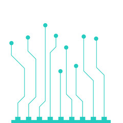 Abstract Circuit Tech Pattern Illustration