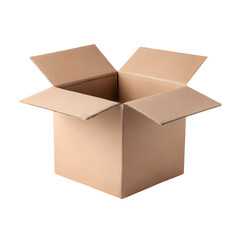 opened cardboard box