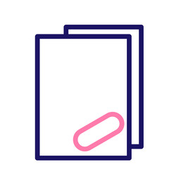 copy free Vector Line Two Colors Icon Design