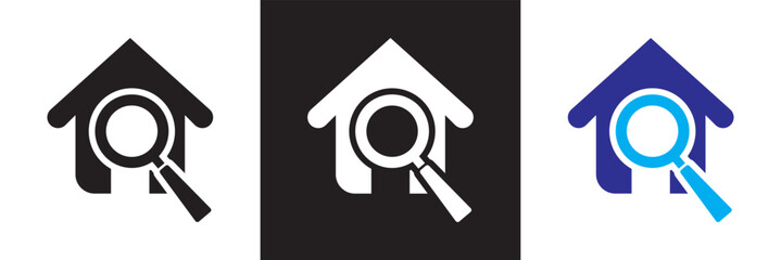 Inspection icon. Vector for websites, mobile interfaces, presentations, banner, visual branding etc. Vector illustration. isolated on white and black background. EPS 10 