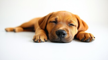 Obraz premium Sleepy puppy resting