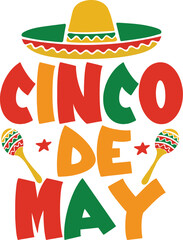 Cinco De May T-Shirt Design 