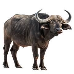 African buffalo png wild bovine png horned animal png herd species png large mammal png savannah grazer png powerful animal png nature wildlife png transparent background image