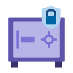 Cyber vault Vector Design Icon Style