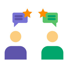 Testimonial Vector Design Icon Style
