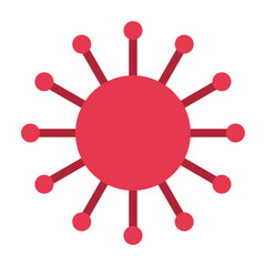 Virus Vector Design Icon Style